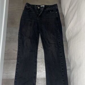 Garage Black Straight Leg Women's Jeans